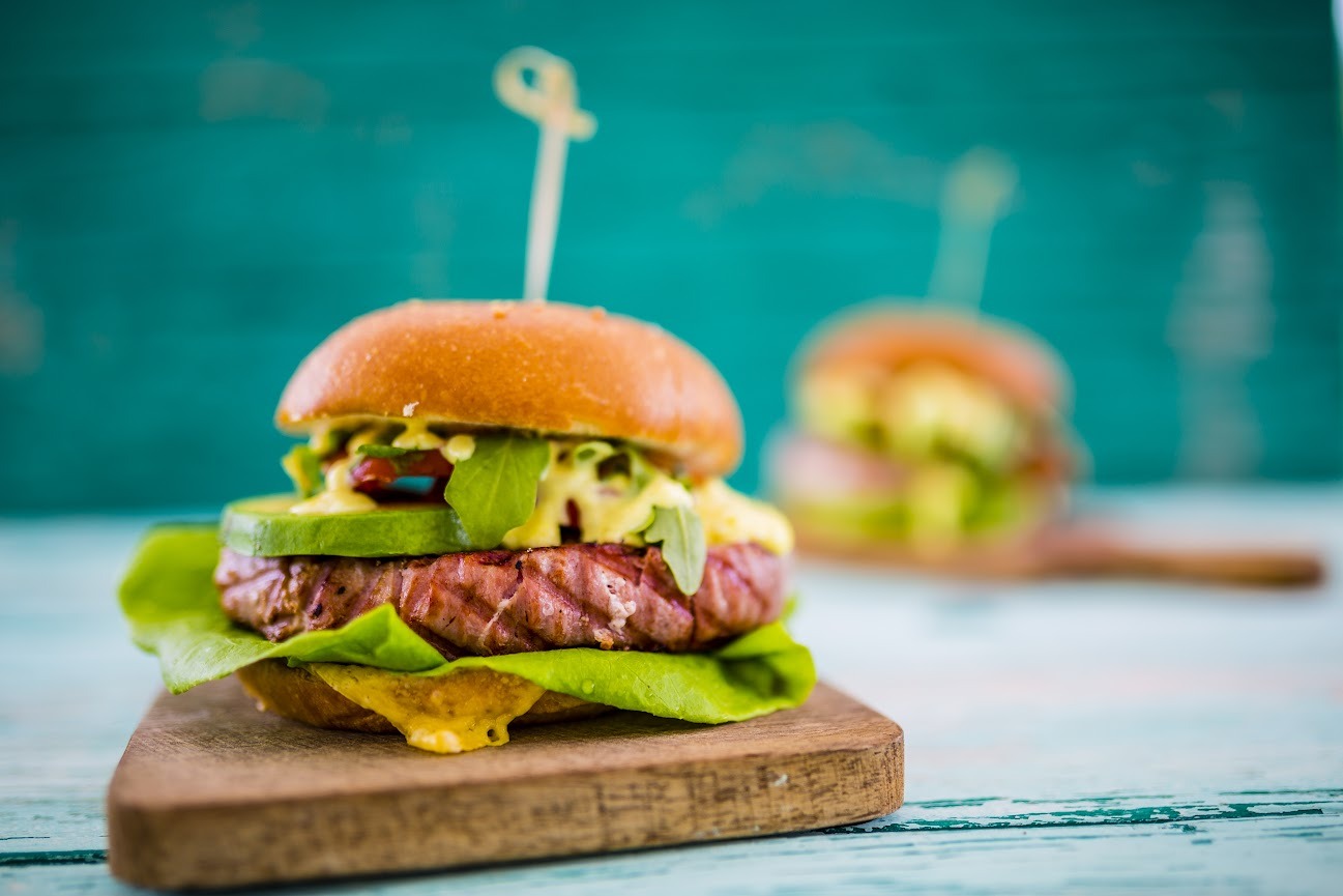 tuna and shrimp burgers with Chipotle Chillies