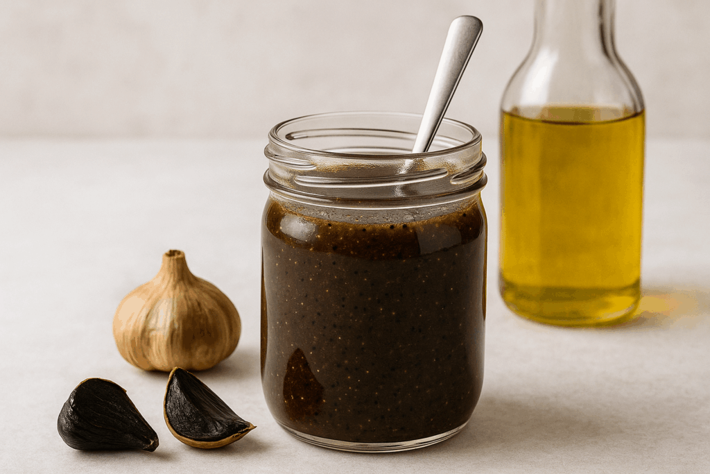 Receta de vinagreta de Ajo Negro