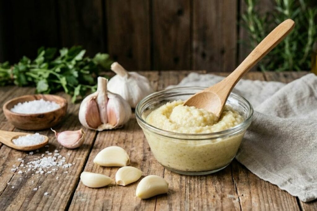 Pasta de ajo: cómo se elabora y cómo añadirla a tu dieta