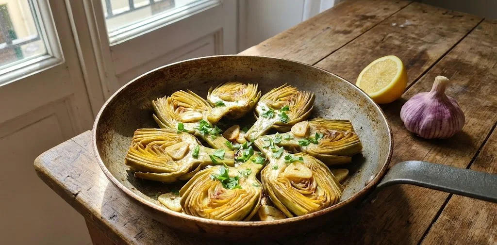 Alcachofas con ajo: receta de salteado fácil y tiernas