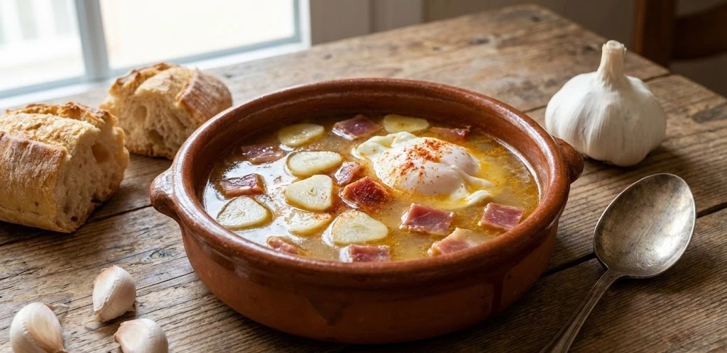 Sopa de ajo tradicional: la receta de la abuela