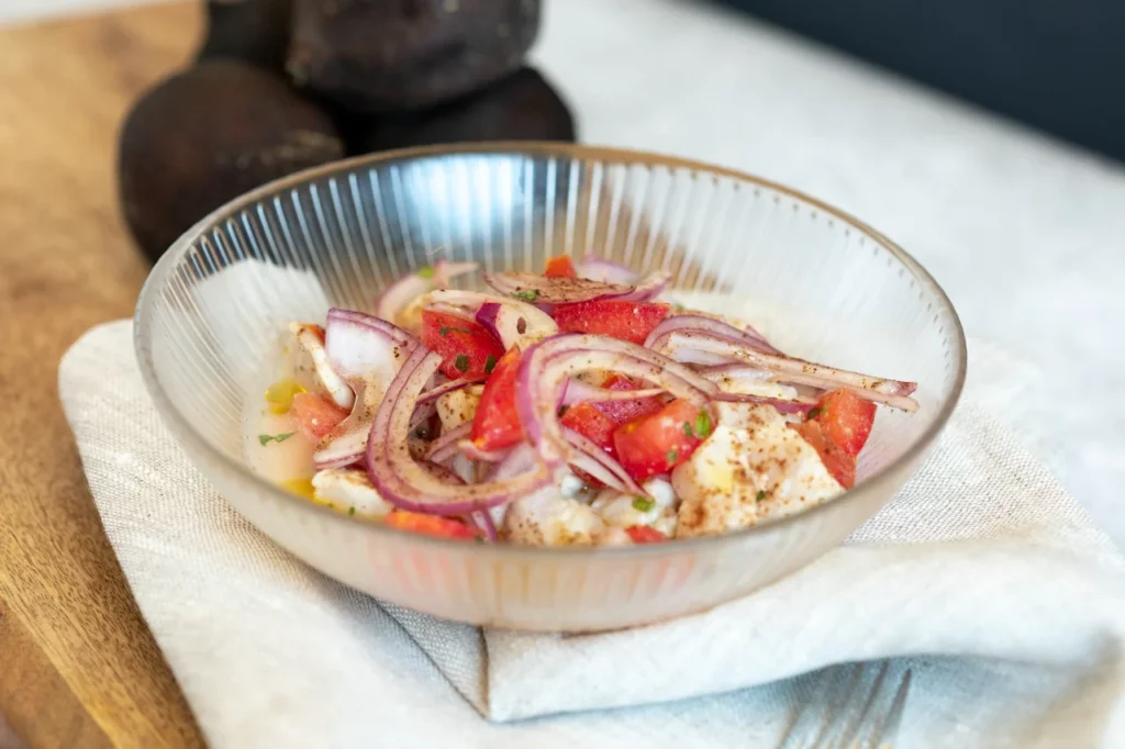 receta de ceviche con limon negro